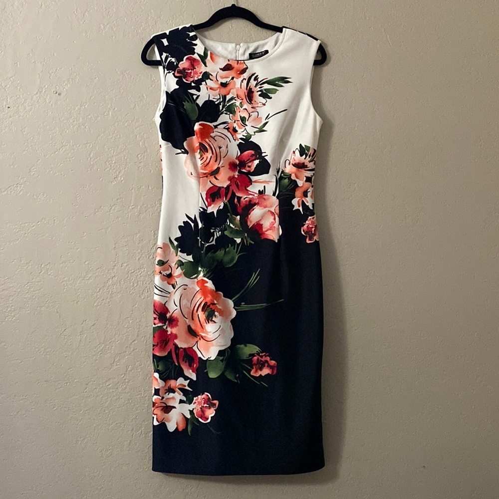Bodycon floral dress